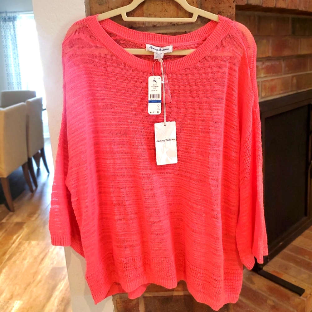 Tommy Bahama Sea Grass Open Hem Sweater